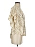 ECI Gold Short Sleeve Blouse Size S - photo 4