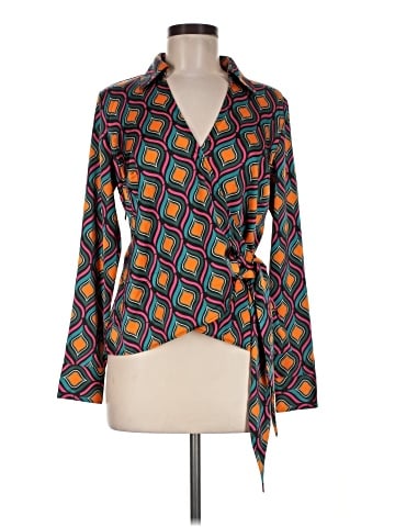 Cupcakes & Cashmere Long Sleeve Polo (view 1)