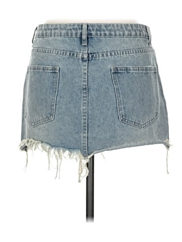 Signature 8 Denim Skirt (view 2)