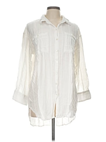 Blue Island Long Sleeve Button-Down Shirt (view 1)