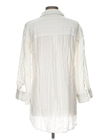 Blue Island Long Sleeve Button-Down Shirt (view 2)