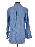 Talbots 100% Linen Blue Long Sleeve Button-Down Shirt Size S - photo 2