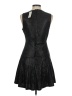 Francesca's Metallic Black Cocktail Dress Size M - photo 2