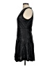 Francesca's Metallic Black Cocktail Dress Size M - photo 5