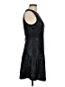 Francesca's Metallic Black Cocktail Dress Size M - photo 4