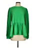 Pomander Place 100% Polyester Green Long Sleeve Blouse Size XS - photo 1