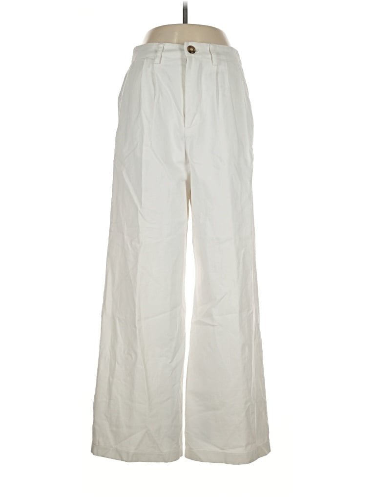 Pre-owned Avec Les Filles Casual Pants In Ivory