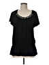 Fashion Bug Black Short Sleeve Top Size M - photo 1