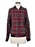 Sanctuary 100% Rayon Plaid Red Jacket Size S - photo 1