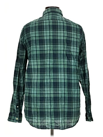 Madras Long Sleeve Button-Down Shirt (view 2)
