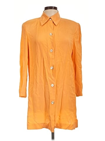 Linda Allard Ellen Tracy 3/4 Sleeve Silk Top (view 1)