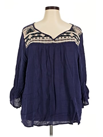 Hayden 3/4 Sleeve Blouse (view 1)