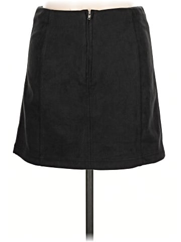 Shinestar Faux Leather Skirt (view 2)
