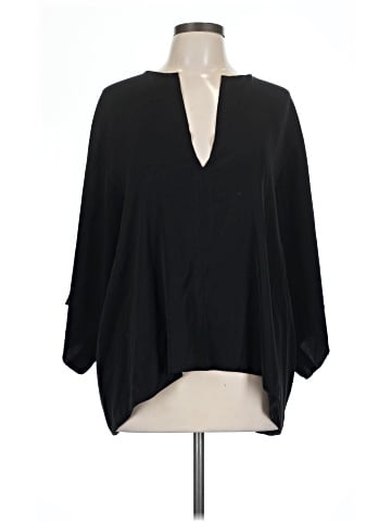 Helmut Lang 3/4 Sleeve Silk Top (view 1)