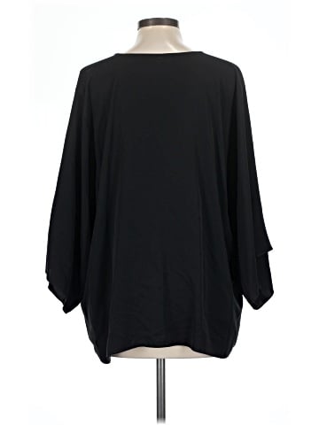 Helmut Lang 3/4 Sleeve Silk Top (view 2)
