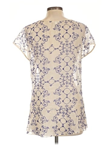 Weston Short Sleeve Silk Top (view 2)