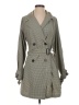 Ann Taylor Green Trenchcoat Size S - photo 1