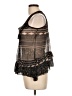 Solitaire 100% Polyester Black Sleeveless Blouse Size M - photo 5