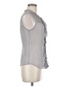Mossimo 100% Polyester Gray Sleeveless Blouse Size M - photo 4