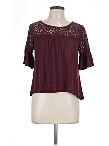 a.n.a. A New Approach Short Sleeve Blouse (view 1)
