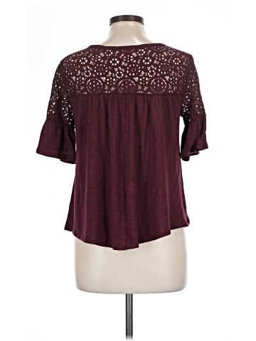 a.n.a. A New Approach Short Sleeve Blouse (view 2)