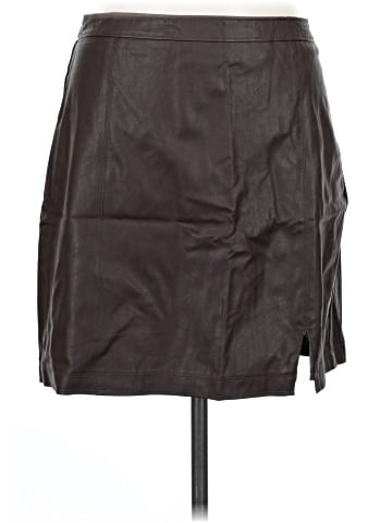 Abercrombie & Fitch Faux Leather Skirt (view 1)