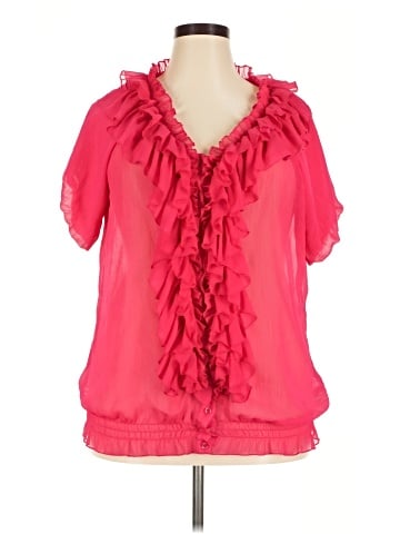 Ashley Stewart Short Sleeve Blouse (view 1)