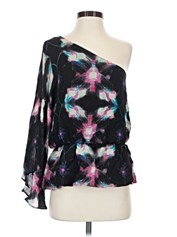 Halston Heritage 3/4 Sleeve Silk Top (view 1)