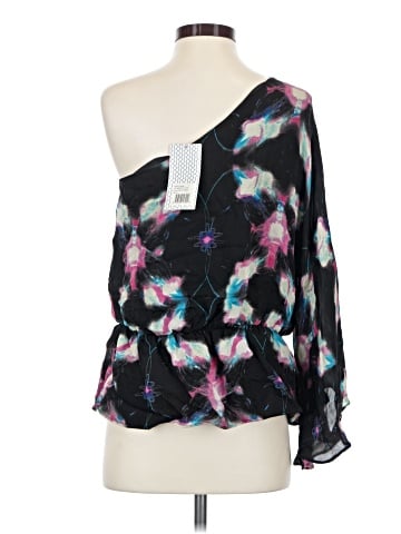 Halston Heritage 3/4 Sleeve Silk Top (view 2)