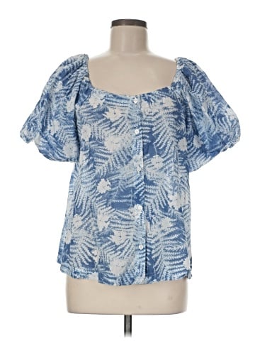 Caslon Short Sleeve Blouse (view 1)