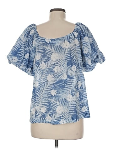 Caslon Short Sleeve Blouse (view 2)