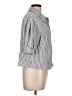 Chenault Stripes Silver 3/4 Sleeve Blouse Size L - photo 4