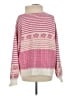 Easel Hearts Pink Pullover Sweater Size M - photo 2