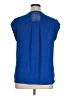 Daniel Rainn 100% Polyester Blue Short Sleeve Blouse Size XL - photo 2