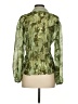 Venus 100% Polyester Green Long Sleeve Blouse Size S - photo 2