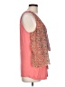 One World 100% Polyester Pink Sleeveless Blouse Size L - photo 4
