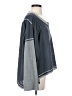Pol Gray Long Sleeve Blouse Size S - photo 4