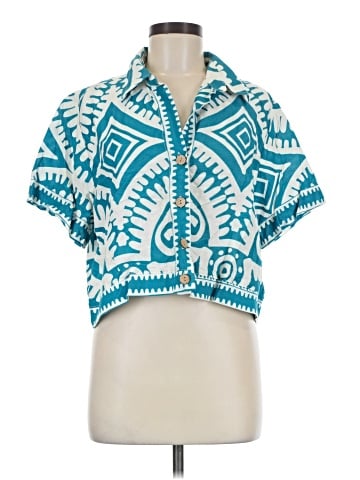Haute Hippie Short Sleeve Blouse (view 1)