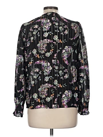 Rebecca Taylor Long Sleeve Silk Top (view 2)