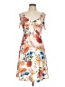 Shein Floral Ivory Cocktail Dress Size L - photo 1
