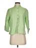 Chadwicks Green 3/4 Sleeve Button-Down Shirt Size 4 (petite) - photo 1