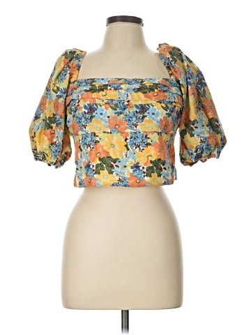 Abercrombie & Fitch Short Sleeve Blouse (view 1)