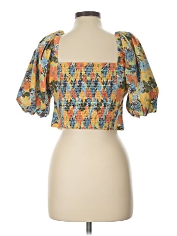 Abercrombie & Fitch Short Sleeve Blouse (view 2)