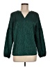 D&Co. Green Long Sleeve Blouse Size M - photo 1