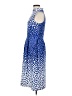 En Focus Studio 100% Polyester Polka Dots Blue Cocktail Dress Size 8 - photo 5