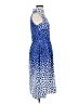 En Focus Studio 100% Polyester Polka Dots Blue Cocktail Dress Size 8 - photo 4