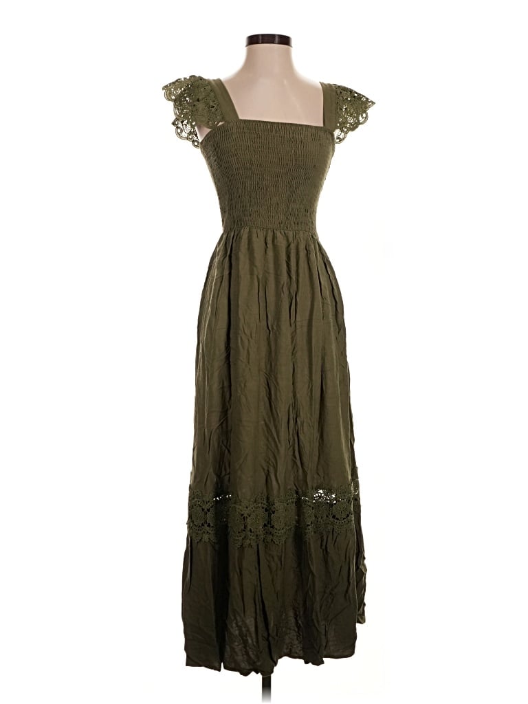 Pre-owned Zesica Casual Dress In Green