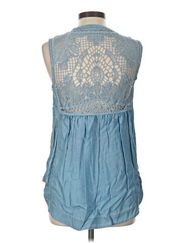 Holding Horses Sleeveless Button-Down Shirt (view 2)