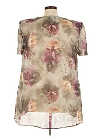 Liz & Me Short Sleeve Blouse (view 2)