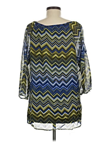 NY Collection 3/4 Sleeve Blouse (view 2)